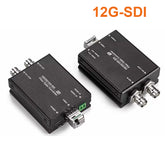 12G-SDI Video to Fiber Optic Converters, SFP include, Singlemode up 20Km,Compatible 6G-SDI,3G-SDI,HD-SDI, For UHDTV 4K 8K HDTV Video