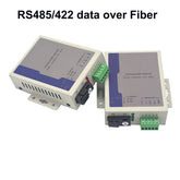 2 Extensores de datos RS485/RS422 BIDI sobre fibra óptica SC Monomodo hasta 20Km Multimodo 500m Un juego