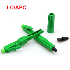 Fiber Quick Assembly Connector LC/UPC LC/APC Fiber Optic Fast Connector 20Pcs