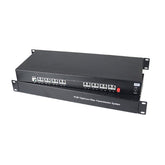 16 Channel POTS Telephone and RJ45 Ethernet over Fiber Optic Extenders 1 Set ,PBX FXO/ FXS phone fiber converters FC Singlemode single fiber 20Km Support Called Id Ring And Fax