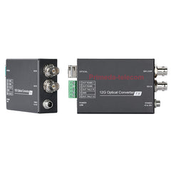 Portable 1x12G/3G-SDI Video /RS485/2xTally over Fiber Optic Converters Adapter LC SFP Singlemode Single Fiber up 10Km, Uncompressed HD Transmission No delay, with clock recovery, For UHDTV 4K 8K HDTV, A set