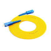 Cable de conexión de fibra óptica SC/UPC a SC/UPC, latiguillo óptico, simplex monomodo 9/125
