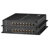 4 port BIDI RCA Audio Fiber Converters,Unbalanced RCA Analog Audio Extender 2 in 2 out