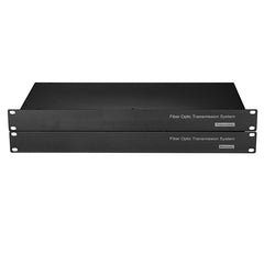 8 channel XLR Balanced Audio over Fiber Optic Extender 19inch 1U Rack mount Singlemode Fiber up 20Km LC SFP Include Uncompressed No delay Professional grade Crystal Clear Sound
