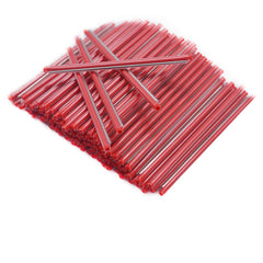 Preshrunk Dia 2.4mm Fiber Optic Fusion Splice Sleeves 60mm Red,Heat Shrink tube- Pack of 400 Pcs