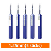 5 Unidades/lote de Herramienta de limpieza de fibra óptica FTTH tipo bolígrafo 2.5mm LC MU 1.25mm SC FC ST LC Limpiador inteligente óptico de conectores