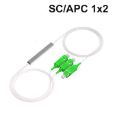 1x2 1x4 1x8 1x16 1x32 PLC Divisor de Fibra Óptica SC/APC FTTH SM 0.9mm G657A1 1 metro 10 piezas 5 piezas