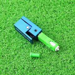 Fiber Optic Adapter FC/SC/LC APC Square Type Bare Fiber Adapter Coupler for Fiber Emergency Repair and Connection 1 PCS
