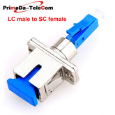 Visual Fault Locator Fiber Adapter, Fiber Optic Connector, Single Mode 9/125um LC Male to ST/FC/SC Female Hybrid Optical Fiber Convertor Adapter Compatible with Optical Power Meter Visual Fault Locator,1PCS