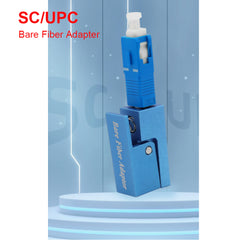 Fiber Optic Adapter FC/SC/LC APC Square Type Bare Fiber Adapter Coupler for Fiber Emergency Repair and Connection 1 PCS