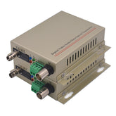 1 Port ST Video Over Fiber Optic Converters With RS485 data for PTZ A Set, Optical ST module Singlemode single fiber 20Km Multimode Support PAL, NTSC, SECAM Analog Camera
