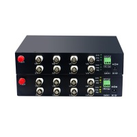 HD 1080P 8CH Video with RS485 data Fiber Optical Media Converters