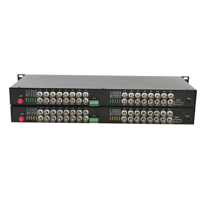 32CH Video with RS485 data Fiber Media Converters
