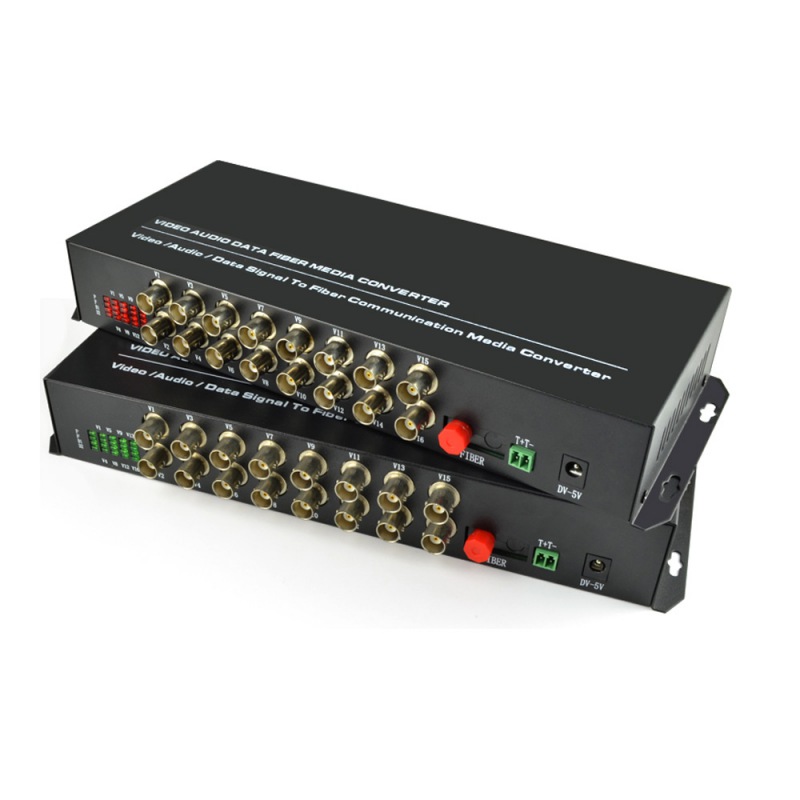 16CH Video Fiber Media Converters