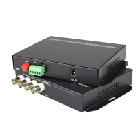 HD 960P 4CH Video with RS485 data Fiber Media Converters
