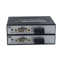 DVI Over Fiber Optic Media Converters