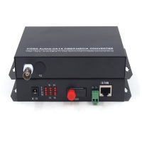 1CH Video/Ethernet over Fiber optic media converters 