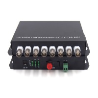 960P/720P 8CH Video Fiber Media Converters