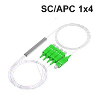 1x4 PLC SC/APC Fiber Splitter