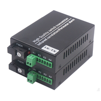 1CH Dry Contact Closure to Fiber optic Extender