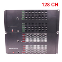 128 Port RJ11 Telephone Extender over Fiber Optic