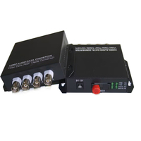 4 Analog Video Fiber optic extender