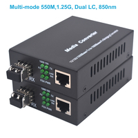 Gigabit Ethernet Multi-Mode Fiber Media Converter