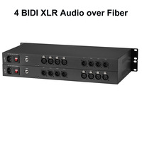 BIDI 4 XLR Audio Fiber Converter