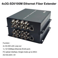 3G SDI Ethernet Fiber Optical converter