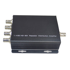 Divisor SDI 1 entrada 4 salidas, adaptador convertidor de vídeo SDI 1x4 compatible con 3G/HD/SD-SDI Calidad de transmisión 1 ud.