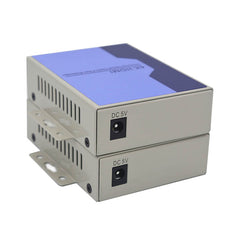 4K HDMI Fiber extenders with 10Gbps SFP Transceivers,Uncompressed HDMI over Fiber Converter LC Singlemode up 10Km,No loss, Support 4Kx2K 30Hz, A pair