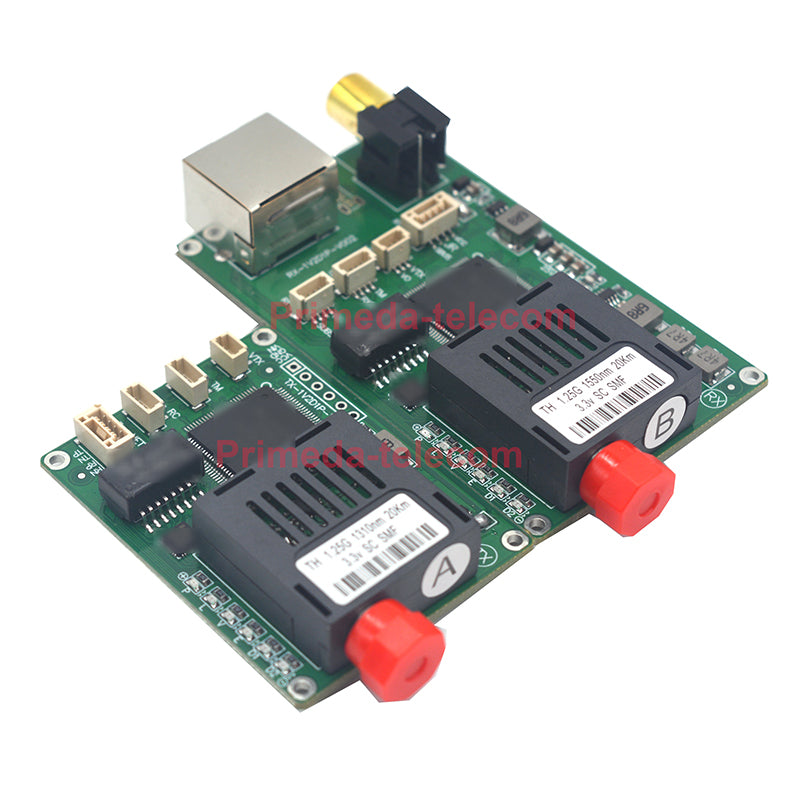 1 Analog Video over Fiber CVBS/TTL/SUBS/Ethernet Optical module transmiter receiver Singlemode Up 20Km-80Km