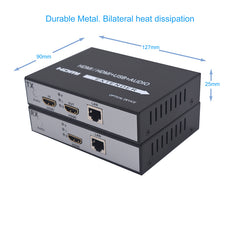 HDMI over Ethernet Extender Over CAT5e/CAT6 A set, Full HD 1080P  - Up to 492 Ft - Low Latency