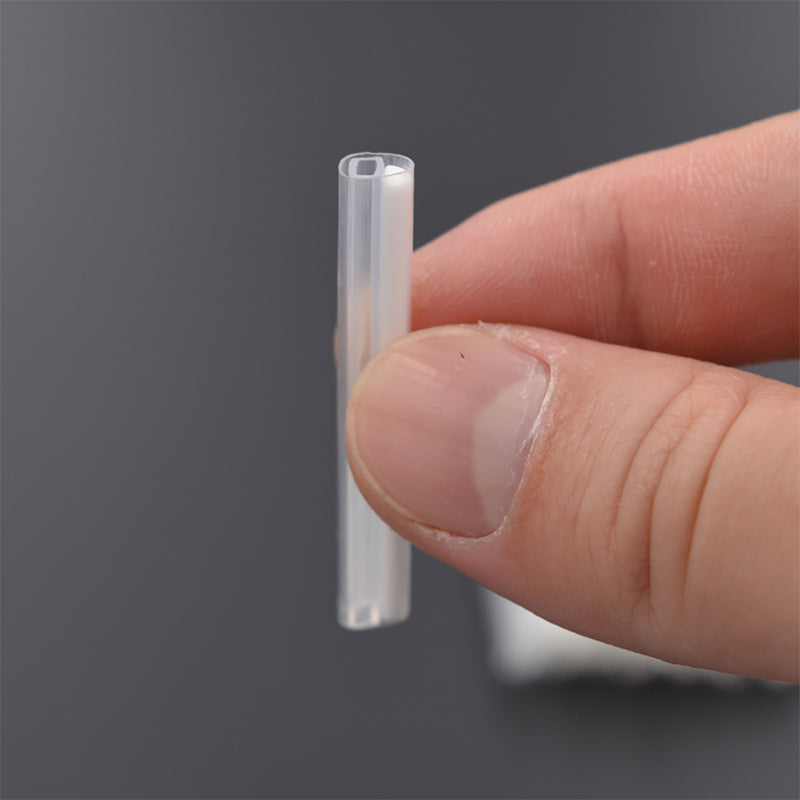 Ribbon mass Fiber fusion splice sleeves 40mm up to 12 fibres Clear 100pcs