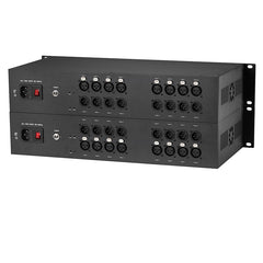 8 Bidirectional XLR Balanced Audio Over Fiber Optic Extender 2U Rack mount- FC/LC/ST Singlemode Fiber up 20Km Uncompressed No delay Professional grade Crystal Clear Sound