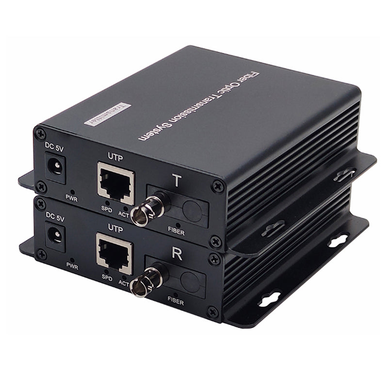 2 Port POTS Telephones and Network Extender over Fiber optic A set, Uncompressed Professional Phone Fiber Converter, ST optical transceiver, Singlemode 20Km Multimode 500M ,Support Called id, Ring and Fax