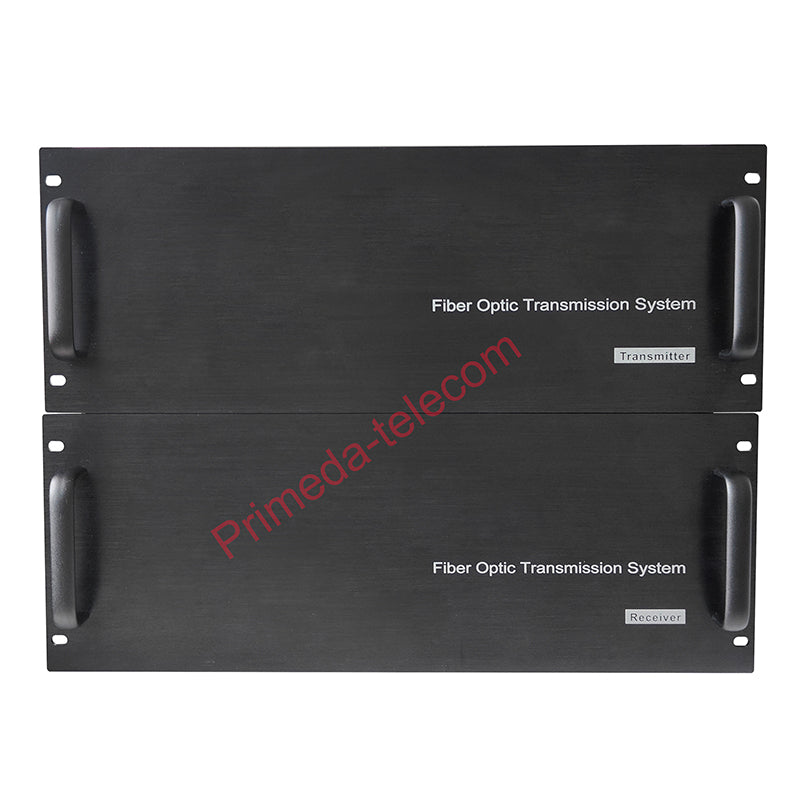 16 Bidirectional XLR Balanced Audio Over Fiber Optic Extender 4U Rack mount- Singlemode Fiber up 20Km LC SFP Include Uncompressed No delay Professional grade Crystal Clear Sound
