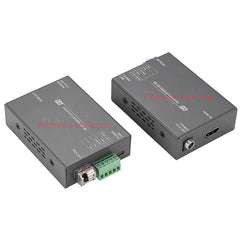 4K@60Hz HDMI Over Fiber Optic Extender 18Gbps High Speed with RS232 SFP LC Singlemode single fiber up 10km Professional broadcast-grade Zero latency