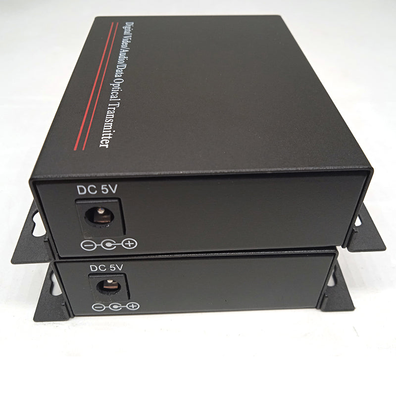 Analog Video and 3.3V TTL over fiber optic converter FC Singlemode up 20Km Transmitter and Receiver A pair