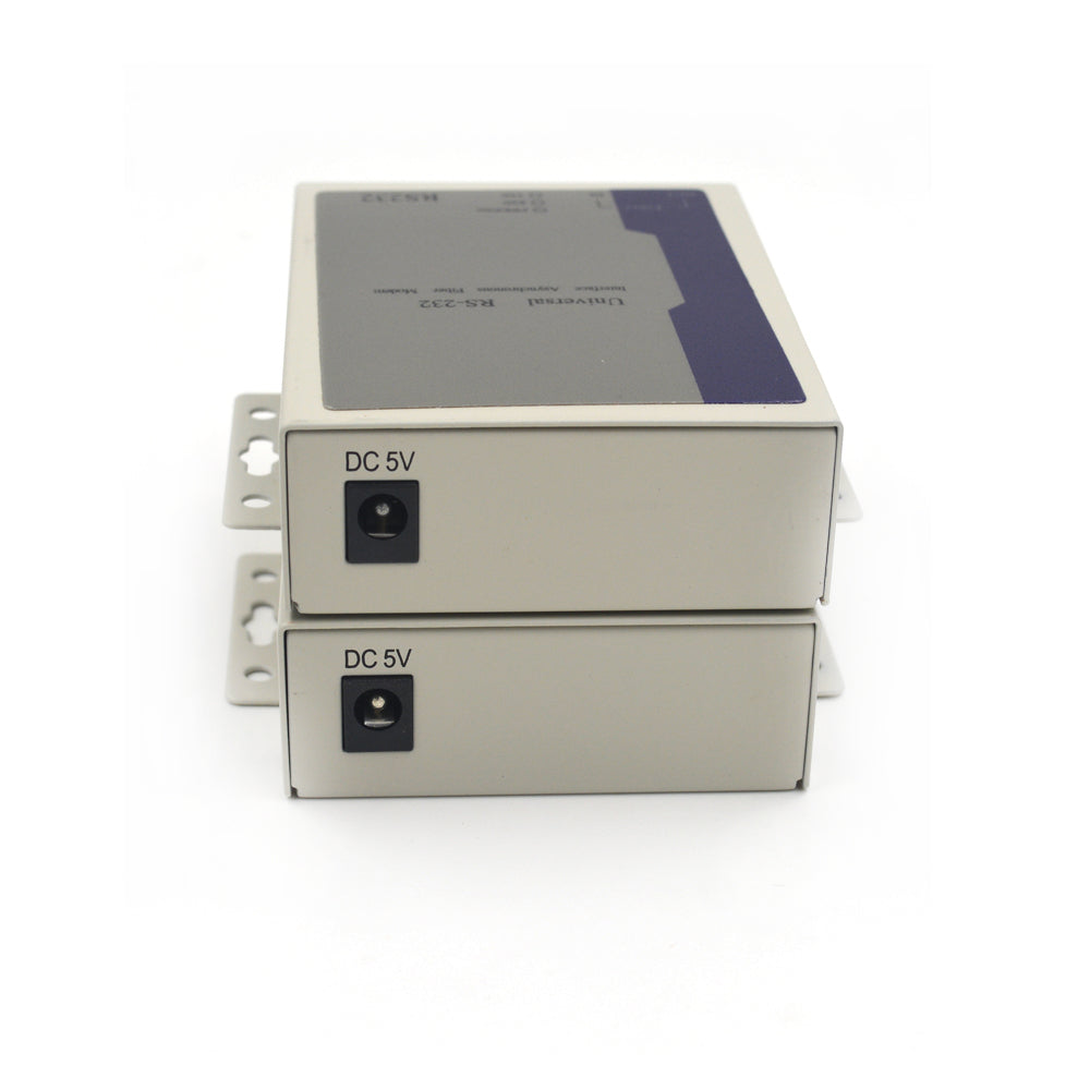 RS232 data Extender over fiber optic, fiber RS232 extenders,Bidirectional 232 serial DB9 over fiber, Singlemode fiber up to 20Km,Multimode 500m, A pair