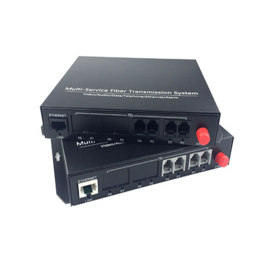 4 Channel POTS RJ11 Telephone RJ45 Ethernet over Fiber Optic Extenders 1 Set ,PBX FXO/ FXS phone fiber converters FC Singlemode single fiber 20Km Support Called Id Ring And Fax