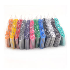 12 Color OD2.7 Fiber Optic Fusion Splice Protection Sleeves 60mm, 1200pcs (100pcs each color)