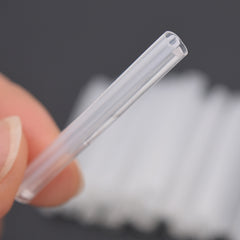 12-Core Quartz Ribbon Fusion Splice Fiber Sleeve Heat Shrink Tube Fully Transparent 50PCS- Clear View for Quick Fault Detection