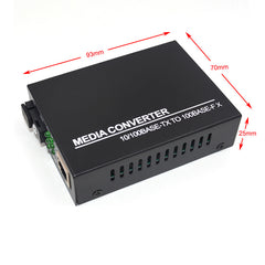 10/100Mbps Ethernet Fiber Media Converters, Bi-Directional Single-Mode SC Fiber- A Pair of 10/100Base-TX to 100Base-FX up to 20Km