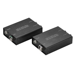 1 channel Bidirectional 12G/6G/3G/HD-SDI Video over Fiber Optic Converter Media Converter Singlemode single fiber up 10Km No delay Uncompressed Transmission ,with two 12G SFP optical module and hot shoe
