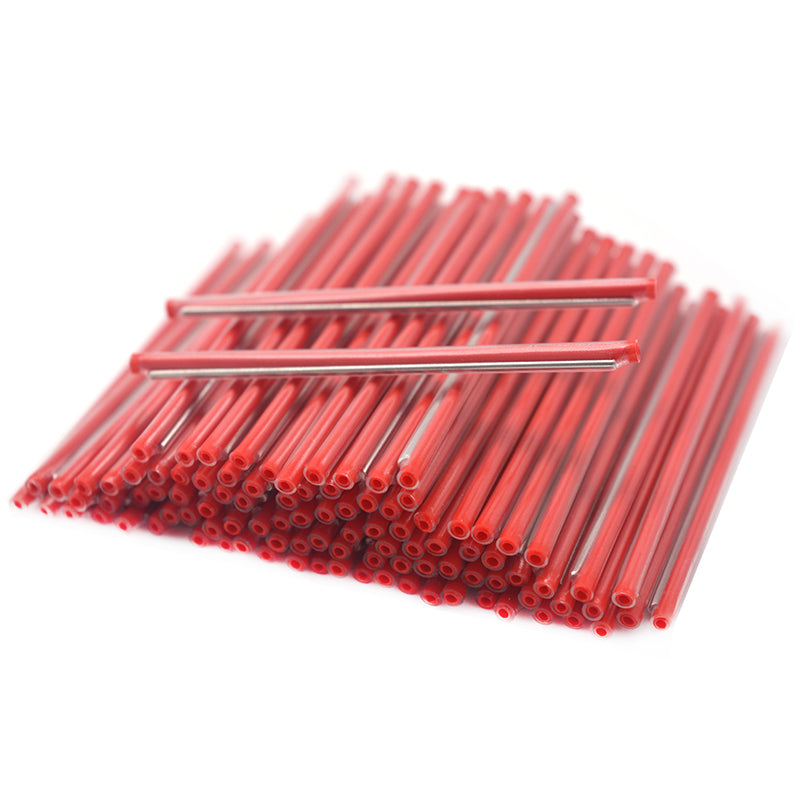 Preshrunk Dia 2.4mm Fiber Optic Fusion Splice Sleeves 60mm Red,Heat Shrink tube- Pack of 400 Pcs