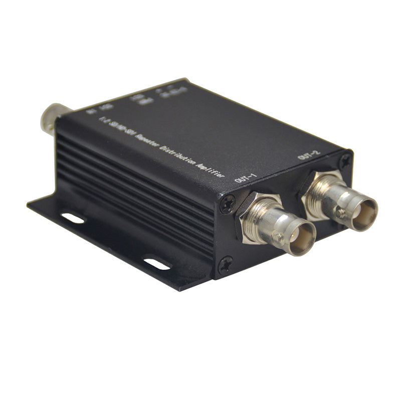 Divisor SDI 1 entrada 2 salidas, adaptador conversor SDI 1x2 compatible con 3G/HD/SD-SDI Calidad de transmisión 1 ud.