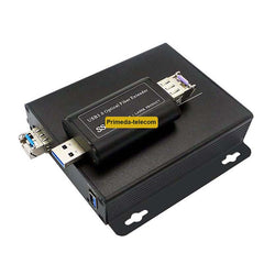 USB3.0 over Fiber Extenders Converters LC Singlemode Fiber up to 250m, SFP transceiver include 1 Set