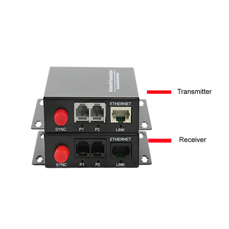2 Channel POTS Telephone and RJ45 Ethernet over Fiber Optic Extenders 1 Set ,PBX FXO/ FXS phone fiber converters FC Singlemode single fiber 20Km Support Called Id Ring And Fax