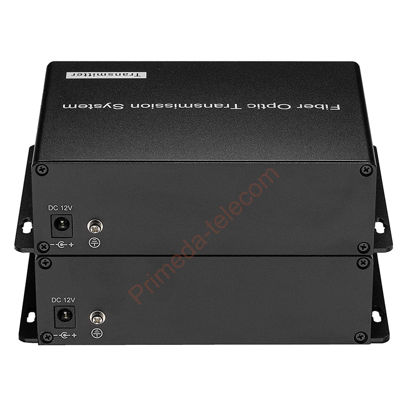 2/4 BIDI XLR Balanced Audio to Fiber Optic Extenders with 48V Phantom, LC Single-mode single fiber 20Km SFP include Uncompressed Professional Crystal Clear Sound A Pair